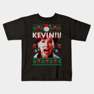 Home Alone Ugly Christmas Kids T-Shirt